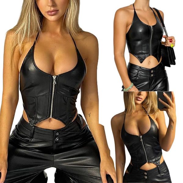 women's tanks & camis women halter neck tanks, black solid color sleeveless zipper closure crop , s/ / l, White
women's tanks & camis women halter neck tanks, black solid color sleeveless zipper closure crop , s/ / l, White