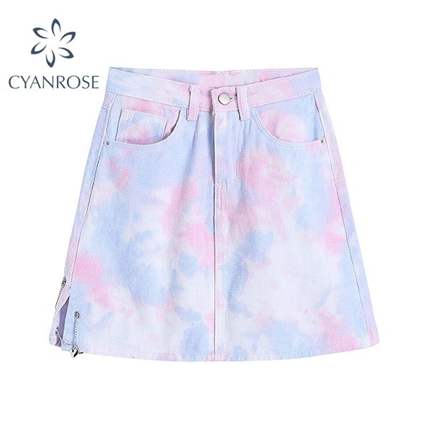 a-line tie dye skirts high waist retro sweet elegant party clubwear clothes summer e-girl hem split trendy pop 210515, Black
a-line tie dye skirts high waist retro sweet elegant party clubwear clothes summer e-girl hem split trendy pop 210515, Black