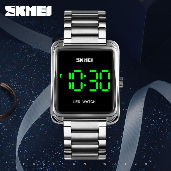 wristwatches luxury digital watch men's watches led light display brand skmei wristwatch wateproof fashion military clock for men reloj, Slivery;brown
wristwatches luxury digital watch men's watches led light display brand skmei wristwatch wateproof fashion military clock for men reloj, Slivery;brown