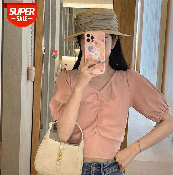 korean style temperament solid color short-sleeved t-shirt women's sweet and spicy v-neck short version factory direct supply #b461, Black;gray
korean style temperament solid color short-sleeved t-shirt women's sweet and spicy v-neck short version factory direct supply #b461, Black;gray