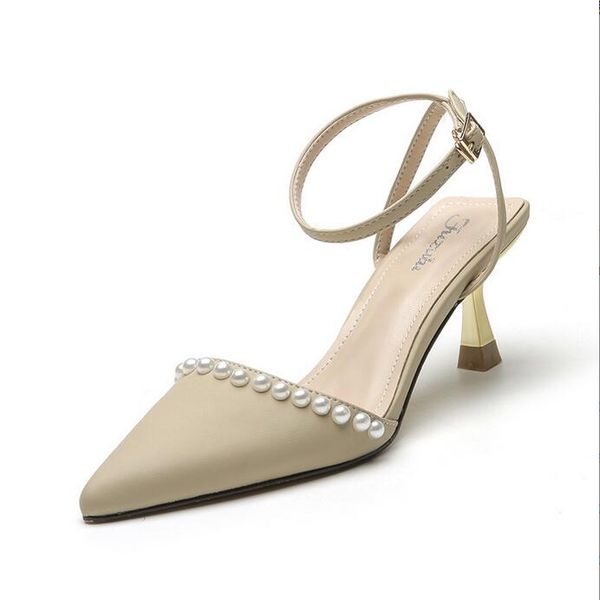 french high heels women's shoes 2022 summer new ins sweet wind pearl white stiletto pointed fashion shoe, Black
french high heels women's shoes 2022 summer new ins sweet wind pearl white stiletto pointed fashion shoe, Black
