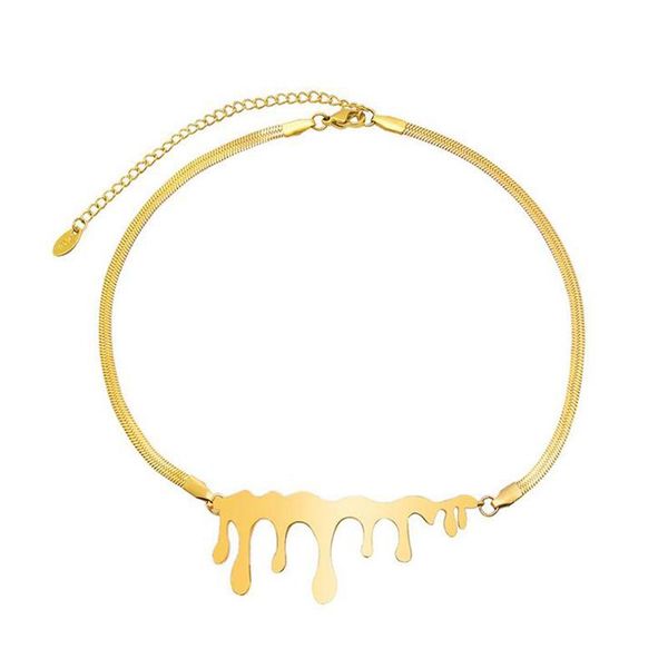 chains fashion hyperbole titanium steel 18k gold drops water snake chain necklace for women ins clavicle 2021 trendy jewelry, Silver
chains fashion hyperbole titanium steel 18k gold drops water snake chain necklace for women ins clavicle 2021 trendy jewelry, Silver