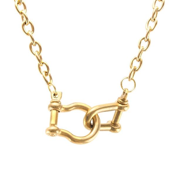 pendant necklaces hiphop rock women mens necklace carabiner shackle u hook charm heavy rolo cable stainless steel gold color buckle clasp ch, Silver
pendant necklaces hiphop rock women mens necklace carabiner shackle u hook charm heavy rolo cable stainless steel gold color buckle clasp ch, Silver