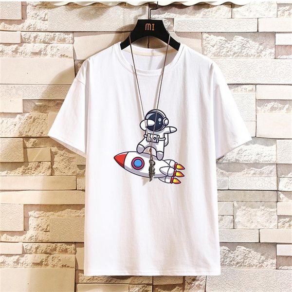 men's t-shirts spring and summer astronaut cartoon men women clothing oversized t-shirt casual simplicity short sleeve cotton top, White;black
men's t-shirts spring and summer astronaut cartoon men women clothing oversized t-shirt casual simplicity short sleeve cotton top, White;black
