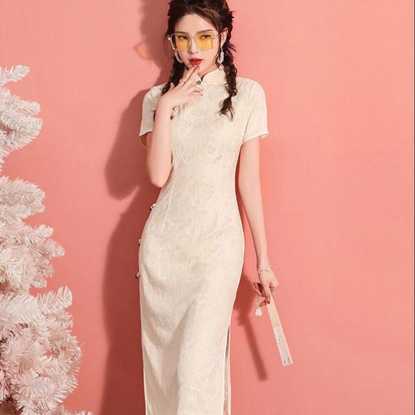 ethnic clothing white slim chinese dress gown mini elegant tight cheongsam manderin collar lace qipao flowers vintage button vestidos, Red
ethnic clothing white slim chinese dress gown mini elegant tight cheongsam manderin collar lace qipao flowers vintage button vestidos, Red