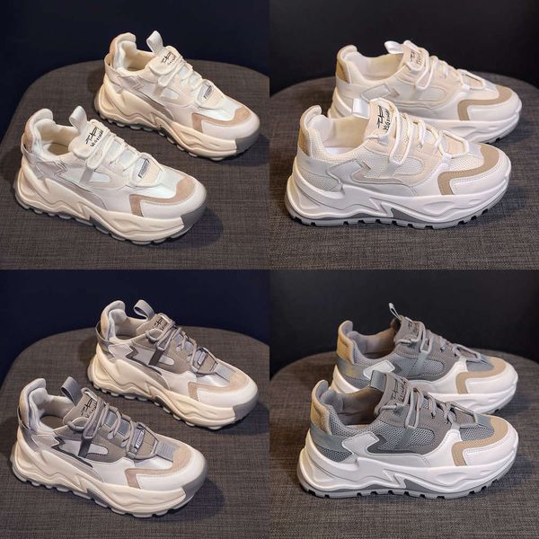 Casual shoes Pop women's fashion 2021 spring new Korean thick bottomed versatile sports show foot small casual 2PDX, Beige: 21-1 leather
Casual shoes Pop women's fashion 2021 spring new Korean thick bottomed versatile sports show foot small casual 2PDX, Beige: 21-1 leather