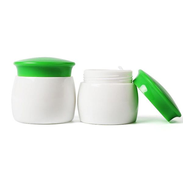 storage bottles & jars 12pcs portable container cosmetics empty plastic jar white cream bottle with green lids box refillable mask 15g 30g
storage bottles & jars 12pcs portable container cosmetics empty plastic jar white cream bottle with green lids box refillable mask 15g 30g