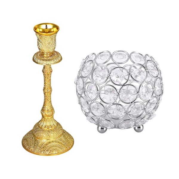 candle holders metal holder stand candelabra taper golden candlestick b & crystal tea light (10 cm)
candle holders metal holder stand candelabra taper golden candlestick b & crystal tea light (10 cm)