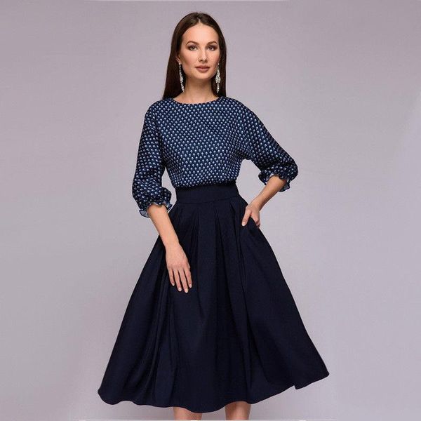 casual dresses ladies high waist autumn chic dress dot printed female pleated women party, Black;gray
casual dresses ladies high waist autumn chic dress dot printed female pleated women party, Black;gray