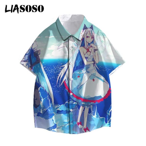 men's casual shirts liasoso summer men women fashion short-sleeve holiday streetwear anime akame ga kill esdese esdeat 3d print, White;black
men's casual shirts liasoso summer men women fashion short-sleeve holiday streetwear anime akame ga kill esdese esdeat 3d print, White;black
