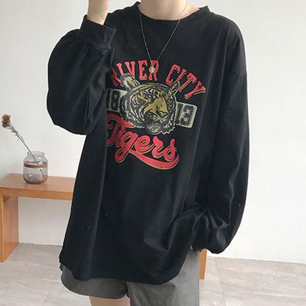 women's t-shirt harajuku - women long sleeve t-shirts oversized casual white streetwear
women's t-shirt harajuku - women long sleeve t-shirts oversized casual white streetwear