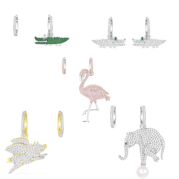 stud lidu 925 silver crocodile elephant flamingo earrings stylish and elegant monaco jewelry gifts for friends, Golden;silver
stud lidu 925 silver crocodile elephant flamingo earrings stylish and elegant monaco jewelry gifts for friends, Golden;silver