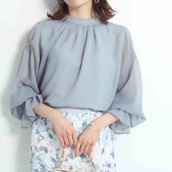 spring sweet drawstring single breasted reversible blouse women flare long sleeve chiffon shirts elegant camisas mujer 210514, White
spring sweet drawstring single breasted reversible blouse women flare long sleeve chiffon shirts elegant camisas mujer 210514, White
