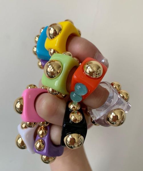 trendy metal gold color bead candy transparent resin acrylic square rings for women girls summer jewelry cluster, Golden;silver
trendy metal gold color bead candy transparent resin acrylic square rings for women girls summer jewelry cluster, Golden;silver