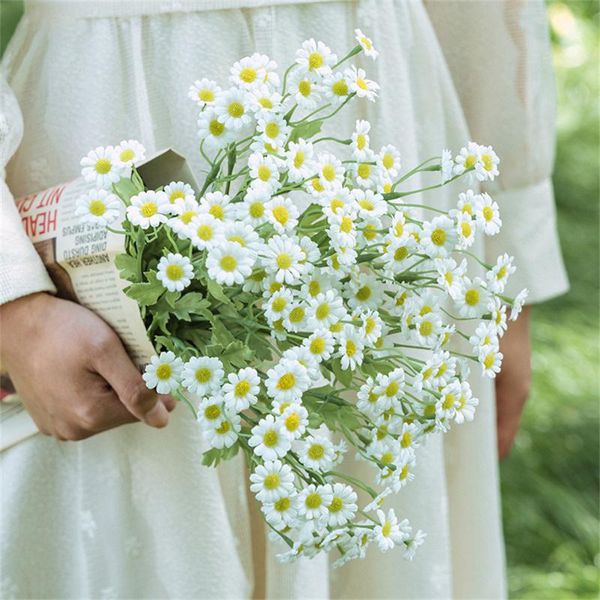 decorative flowers & wreaths 1 stem white chamomile bouquet artificial flower branch home decor daisy dutch chrysanthemum silk fake decorati
decorative flowers & wreaths 1 stem white chamomile bouquet artificial flower branch home decor daisy dutch chrysanthemum silk fake decorati