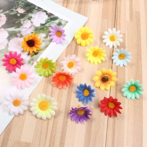 100pcs/lot artificial sunflowers colorful for wedding home decorative diy hairclips craft flores simulated flowers accessories, Silver
100pcs/lot artificial sunflowers colorful for wedding home decorative diy hairclips craft flores simulated flowers accessories, Silver