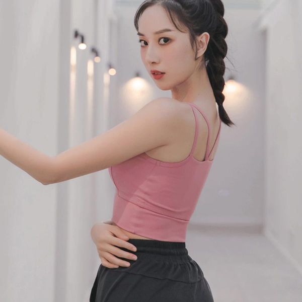 gym clothing rosiejo yoga underwear women's suspenders shockproof gathering sports vest running bra chest pad fitness women, White;black
gym clothing rosiejo yoga underwear women's suspenders shockproof gathering sports vest running bra chest pad fitness women, White;black
