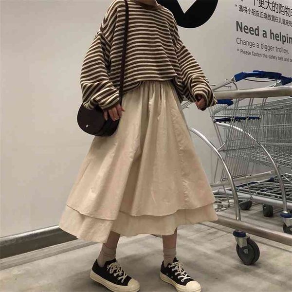 2 colors high elastic waist long skirts woman autumn solid color irregular a-line skirts womens (x224) 210408, Black
2 colors high elastic waist long skirts woman autumn solid color irregular a-line skirts womens (x224) 210408, Black