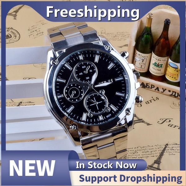 wristwatches 2021 fashion leather waterproof business about men stainless steel band machinery sport quartz watch, Slivery;brown
wristwatches 2021 fashion leather waterproof business about men stainless steel band machinery sport quartz watch, Slivery;brown