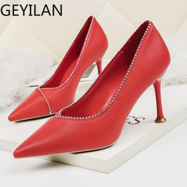 dress shoes women classic office career high heels pumps luxury crystal pointed toe ladies party wedding zapatos mujer, Black
dress shoes women classic office career high heels pumps luxury crystal pointed toe ladies party wedding zapatos mujer, Black