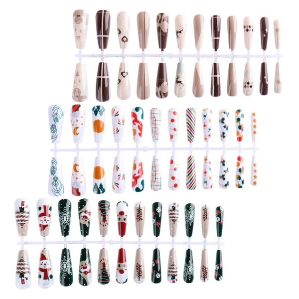 false nails 3pcs christmas fake nail tips female makeup covers manicure beauty supplies, Red;gold
false nails 3pcs christmas fake nail tips female makeup covers manicure beauty supplies, Red;gold