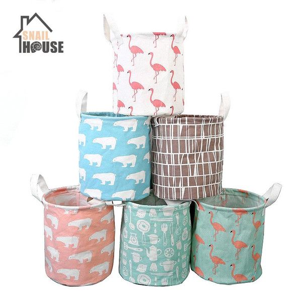 storage baskets snailhouse cute flamingo cotton linen sundries toys folding dresser deskmakeup organizer cosmetics container
storage baskets snailhouse cute flamingo cotton linen sundries toys folding dresser deskmakeup organizer cosmetics container