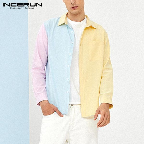 man leisure buttons chemise breathable blusas incerun men stitching color shirts autumn patchwork long sleeve lapel camisa 3xl 7 men's, White;black
man leisure buttons chemise breathable blusas incerun men stitching color shirts autumn patchwork long sleeve lapel camisa 3xl 7 men's, White;black