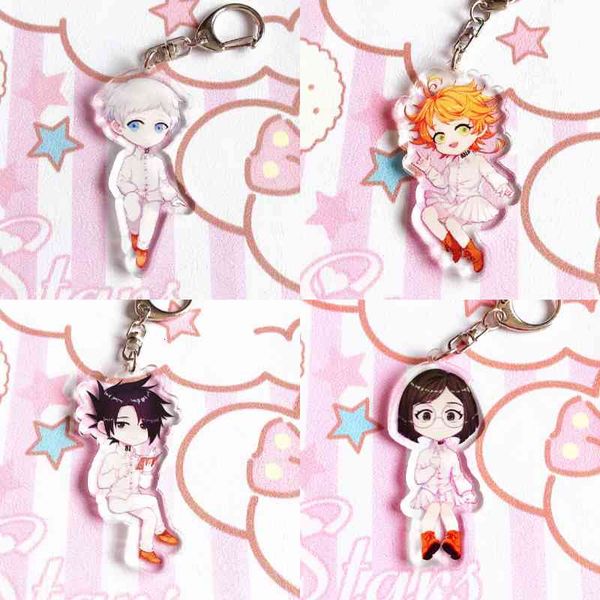new the promised neverland acrylic keychain yakusoku no neverland emma norman ray anime figures collection key chain ring holder, Silver
new the promised neverland acrylic keychain yakusoku no neverland emma norman ray anime figures collection key chain ring holder, Silver