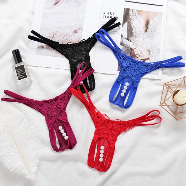 women's panties women hollow out transparent panty erotic pearl g-string thongs underwear embroidery open crotch costumes lingerie, Black;pink
women's panties women hollow out transparent panty erotic pearl g-string thongs underwear embroidery open crotch costumes lingerie, Black;pink