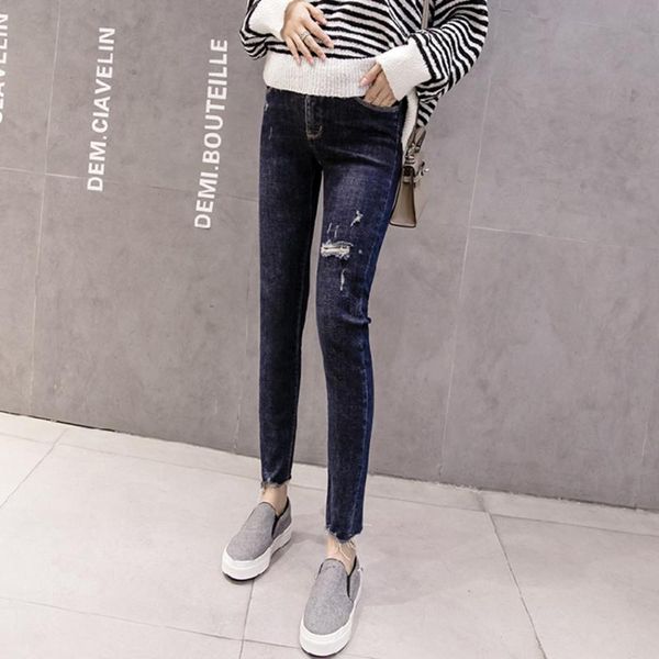 maternity bottoms korean version of the wild pregnant women pants stomach lift feet jeans slim hole fashion tide pencil, White
maternity bottoms korean version of the wild pregnant women pants stomach lift feet jeans slim hole fashion tide pencil, White