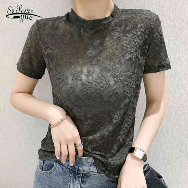 korean fashion clothing slim short sleeve lace blouse hollow out shirt female vintage summer streetwear blusas 9890 210521, White
korean fashion clothing slim short sleeve lace blouse hollow out shirt female vintage summer streetwear blusas 9890 210521, White
