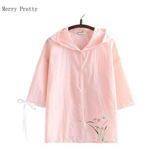 summer women thin hooded jackets floral print short sleeve single-breasted jacket sweet style female oversize coat 210526, Black;brown
summer women thin hooded jackets floral print short sleeve single-breasted jacket sweet style female oversize coat 210526, Black;brown