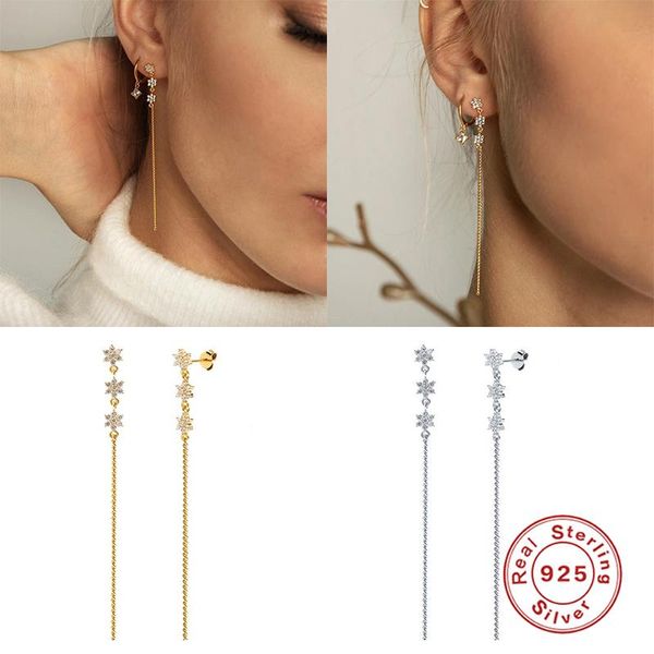 dangle & chandelier aide 925 sterling silver three snowflake flower long chain drop earrings for women zircon crystal tassel fine jewelry
dangle & chandelier aide 925 sterling silver three snowflake flower long chain drop earrings for women zircon crystal tassel fine jewelry