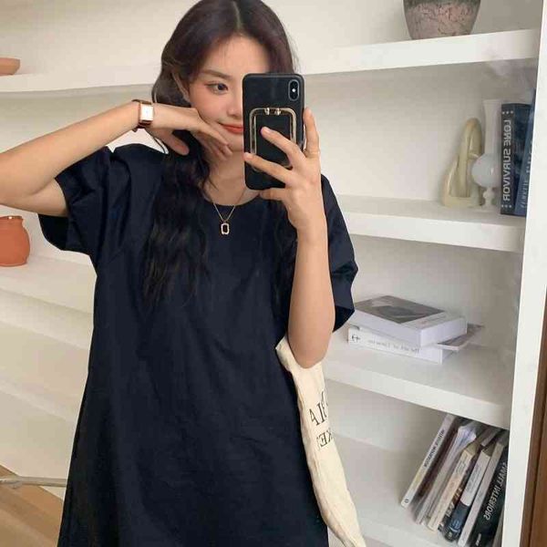 casual dresses korean version of simple lazy loose mid-length pleated design puff sleeve round neck dress three-color spot uukj, Black;gray
casual dresses korean version of simple lazy loose mid-length pleated design puff sleeve round neck dress three-color spot uukj, Black;gray