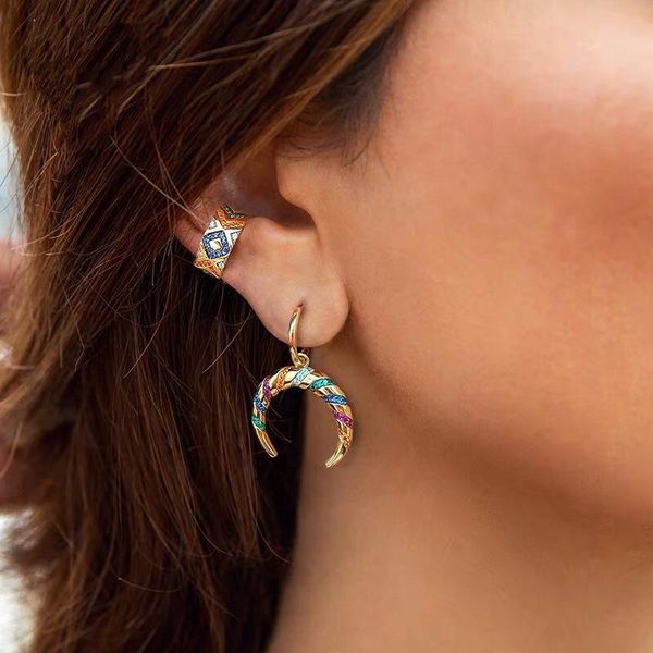 dangle & chandelier rainbow moon asymmetric earrings for women celestial crystal round crescent earring jewelry small gift, Silver
dangle & chandelier rainbow moon asymmetric earrings for women celestial crystal round crescent earring jewelry small gift, Silver