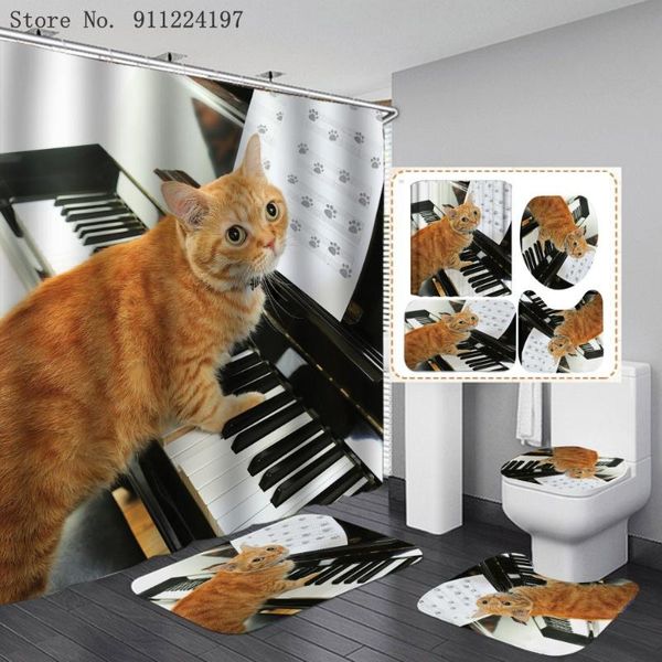 funny cat shower curtain 4 piece bathroom set carpet cover toilet bath mat pad waterproof durable fabric for home decor accessory
funny cat shower curtain 4 piece bathroom set carpet cover toilet bath mat pad waterproof durable fabric for home decor accessory
