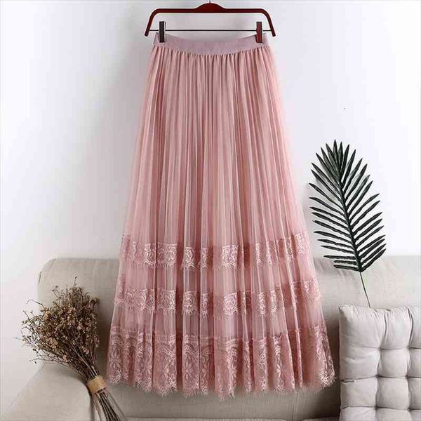 summer women patchwork lace mesh skirt high waist a-line crochet tulle skirts chic hollow out long holiday beach cake skirt, Black
summer women patchwork lace mesh skirt high waist a-line crochet tulle skirts chic hollow out long holiday beach cake skirt, Black