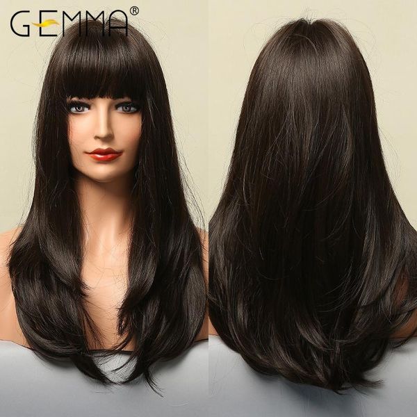 synthetic wigs gemma long straight black dark brown with bangs for african women cosplay party daily heat resistant fibre hair
synthetic wigs gemma long straight black dark brown with bangs for african women cosplay party daily heat resistant fibre hair