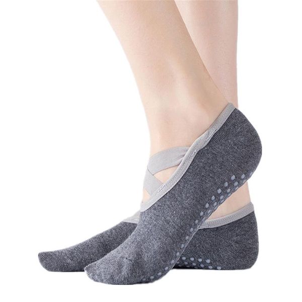 sports socks women yoga with grips breathable anti-slip barre comfortable soft cotton dance pilates for, Black
sports socks women yoga with grips breathable anti-slip barre comfortable soft cotton dance pilates for, Black