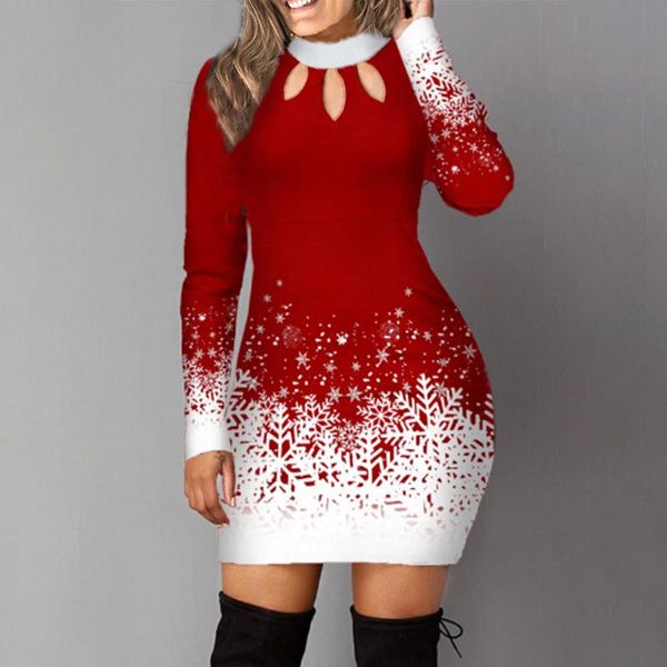 casual dresses autumn women fashion christmas slim fit dress snowflake print keyhole front long sleeve high waist mini vestido de mujer, Black;gray
casual dresses autumn women fashion christmas slim fit dress snowflake print keyhole front long sleeve high waist mini vestido de mujer, Black;gray
