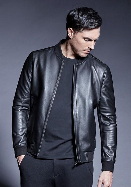 men's leather & faux cow genuine jacket men slim fit real sheepskin coat mens classic vintage baseball black autumn winter outerwear ma
men's leather & faux cow genuine jacket men slim fit real sheepskin coat mens classic vintage baseball black autumn winter outerwear ma