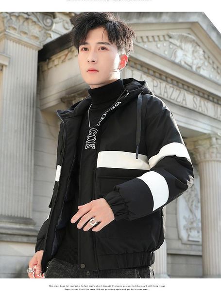men's jackets 2021 autumn and winter leisure large cotton clothes coats trend thickened short work, Black;brown
men's jackets 2021 autumn and winter leisure large cotton clothes coats trend thickened short work, Black;brown