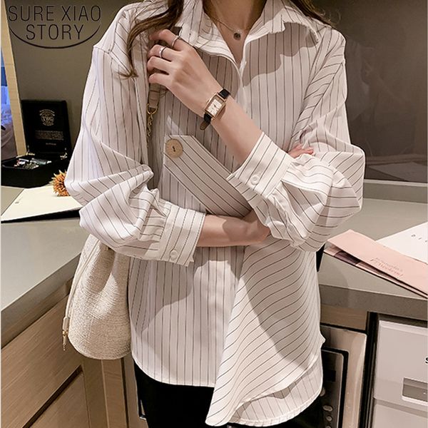 design sense long sleeve shirt autumn fashion stripe woman loose slim women blouses and vintage plus size 6948 50 210510, White
design sense long sleeve shirt autumn fashion stripe woman loose slim women blouses and vintage plus size 6948 50 210510, White