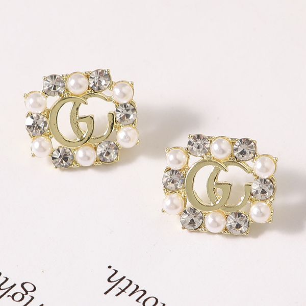 18k gold plated s925 silver brand designers letters stud square geometric luxury women rhinestone pearl earring for wedding party jewerlry a, Golden;silver
18k gold plated s925 silver brand designers letters stud square geometric luxury women rhinestone pearl earring for wedding party jewerlry a, Golden;silver