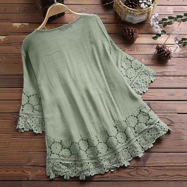 women's blouses & shirts elegant blouse blusas mujer de moda 2021 women vintage lace patchwork bow v-neck three quarter top, White
women's blouses & shirts elegant blouse blusas mujer de moda 2021 women vintage lace patchwork bow v-neck three quarter top, White