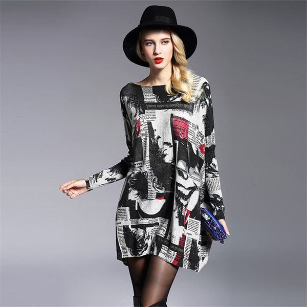 dresses fashion oversized knitted sweaters women's clothing pullovers jumpers slash neck batwing sleeve long print sweater shirts, Black;gray
dresses fashion oversized knitted sweaters women's clothing pullovers jumpers slash neck batwing sleeve long print sweater shirts, Black;gray