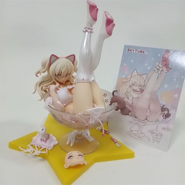 skytube wine cup cat ear beautiful girl hand-made 
skytube wine cup cat ear beautiful girl hand-made