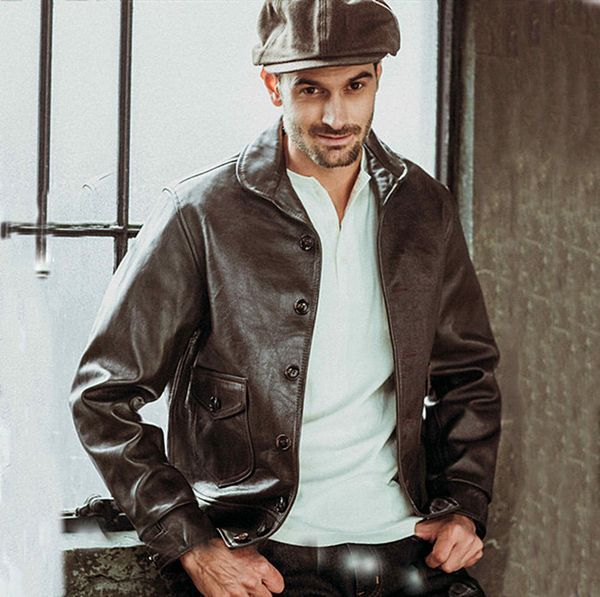 men's leather & faux batik deep coffeetotal no._the american retro amekaji1920 s garment jacket i7yt, Black
men's leather & faux batik deep coffeetotal no._the american retro amekaji1920 s garment jacket i7yt, Black