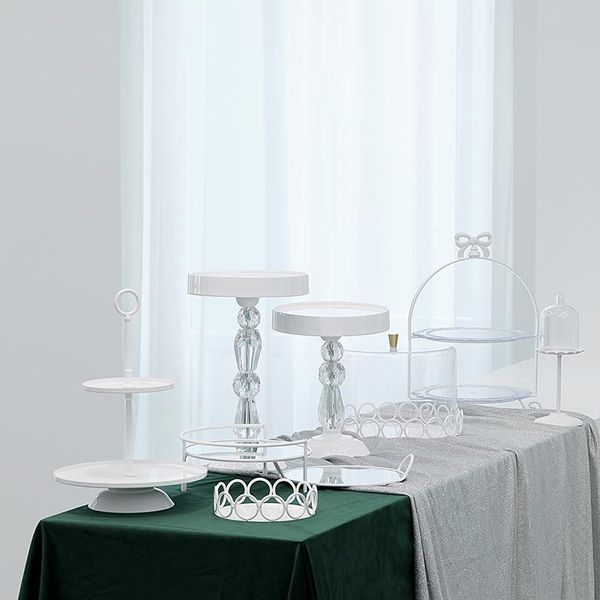 other bakeware white metal cake pan wrought iron stand plastic cover mirror storage tray double layer display dessert plate
other bakeware white metal cake pan wrought iron stand plastic cover mirror storage tray double layer display dessert plate