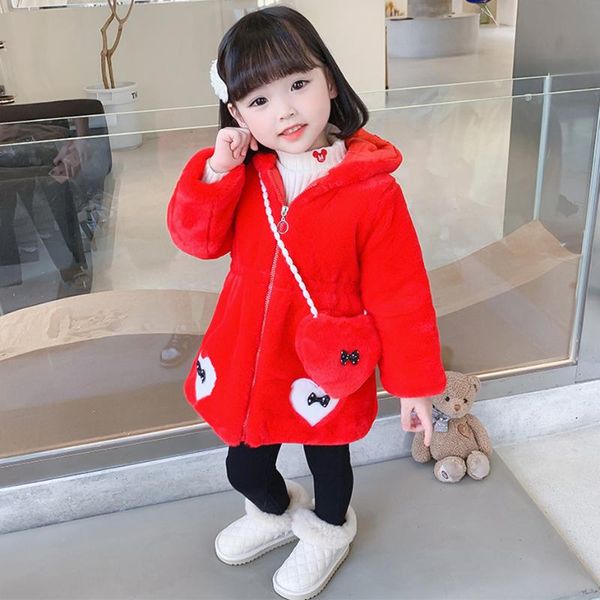 jackets girls fur coat outerwear solid color for thick warm kids winter clothes, Blue;gray
jackets girls fur coat outerwear solid color for thick warm kids winter clothes, Blue;gray